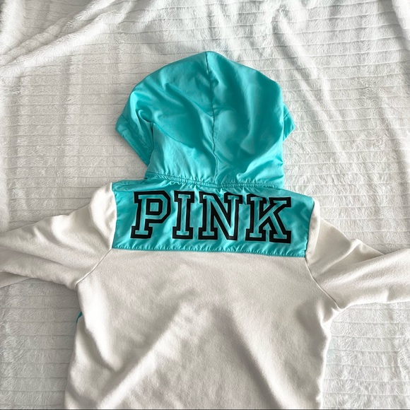 White and Blue PINK Light Hoodie - Picture 6 of 6